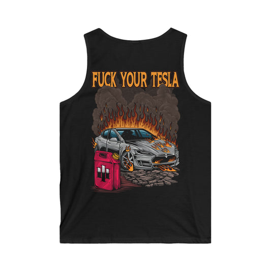 Fuck Your Tesla Tank Top