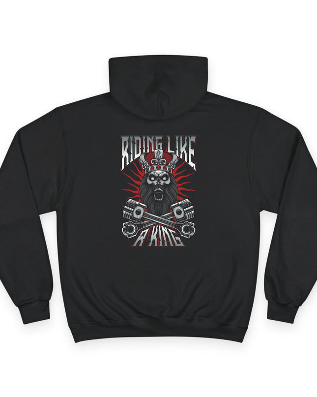 Riding Like A King Champion Hoodie