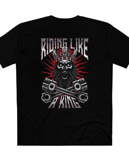 Riding Like A King T-Shirt Black