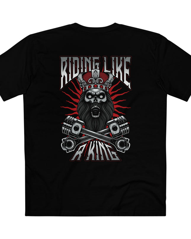 Riding Like A King T-Shirt Black