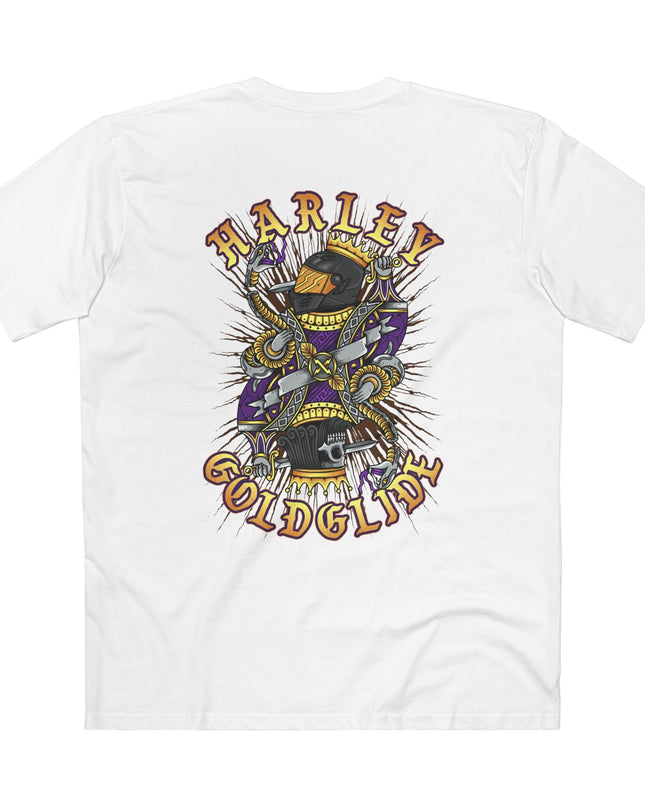 Harley Goldglide White T-Shirt