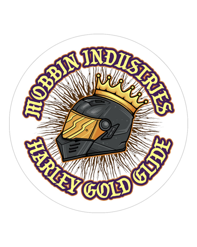 Harley Goldglide Stickers