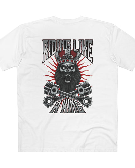 Riding Like A King T-Shirt White