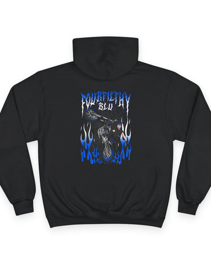 FourFilthy Blu Hoodie