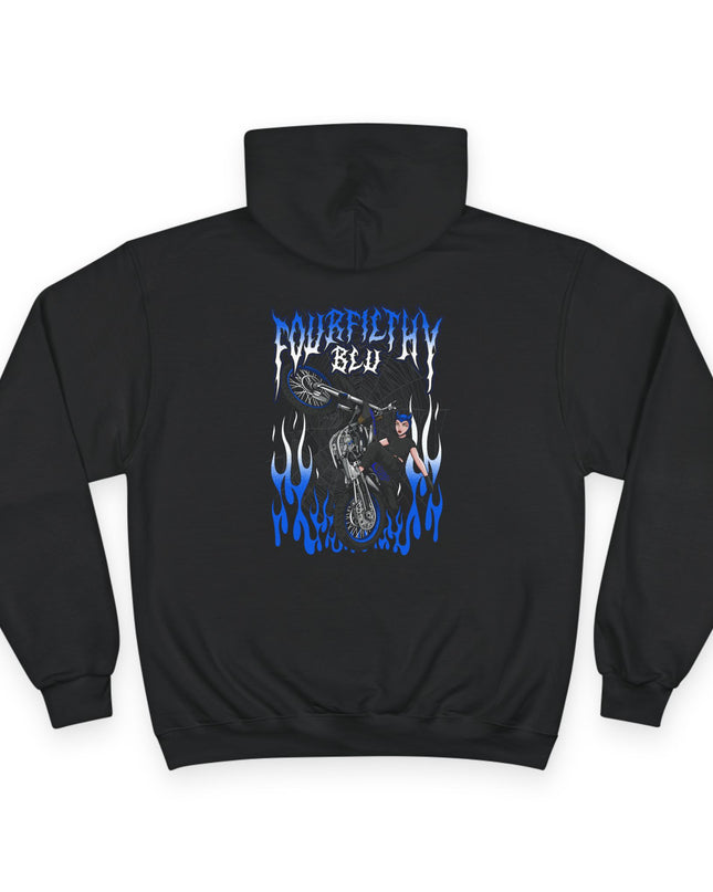 FourFilthy Blu Hoodie